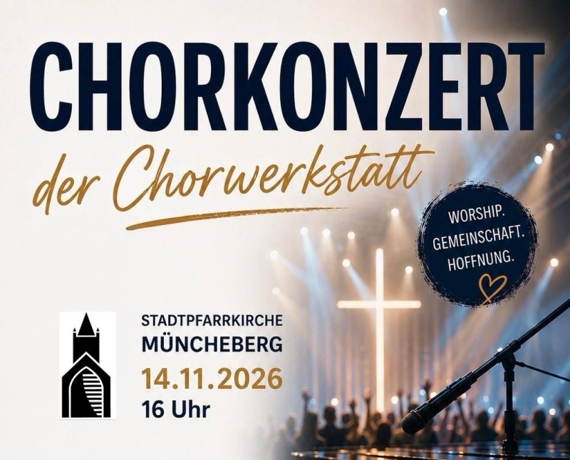 Chorkonzert | Projektchor der Neuapostolischen Kirche Berlin-Brandenburg Ost